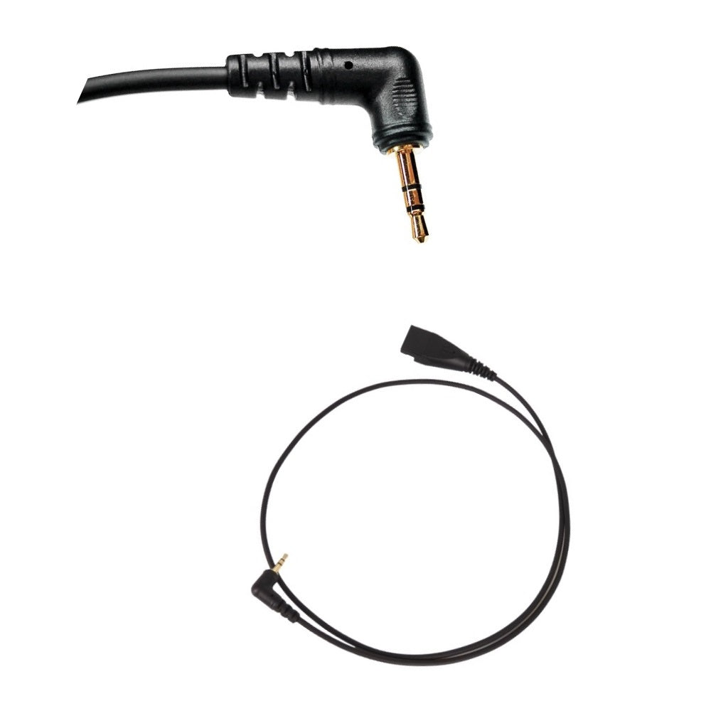 GEQUDIO 2,5mm-Klinke-Kabel einzeln - kompatibel mit Gigaset, Panasonic Telefone