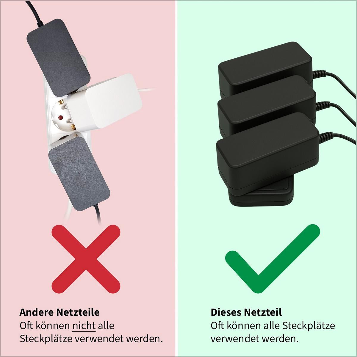 GEQUDIO 12V 2A Netzteil für Stoov & Universal Kinder Elektroauto 5,5mm