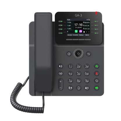 GEQUDIO GA-3 Festnetztelefon Schnurgebunden mit Anrufbeantworter und Farbdisplay