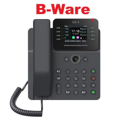 ⚠ B-WARE Kleine Kratzer ⚠ GEQUDIO GA-3 Festnetztelefon Schnurgebunden mit Anrufbeantworter und Farbdisplay (Kopie)