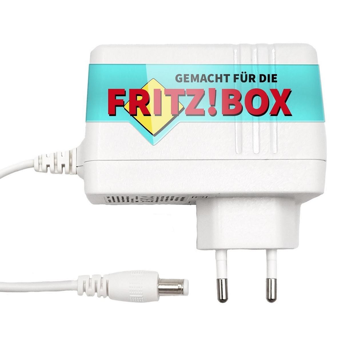 GEQUDIO Fritzbox Netzteil Ersatz 12V 3,5A 42W, Weiß