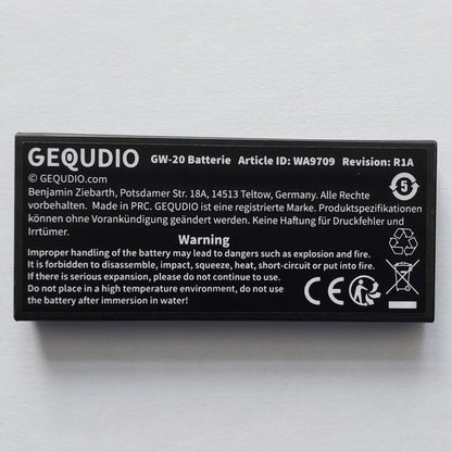 GEQUDIO Akku Batterie Ersatz für GW-20 IP-Telefon - Originalzubehör von GEQUDIO passend nur für das IP-Telefon GW-20