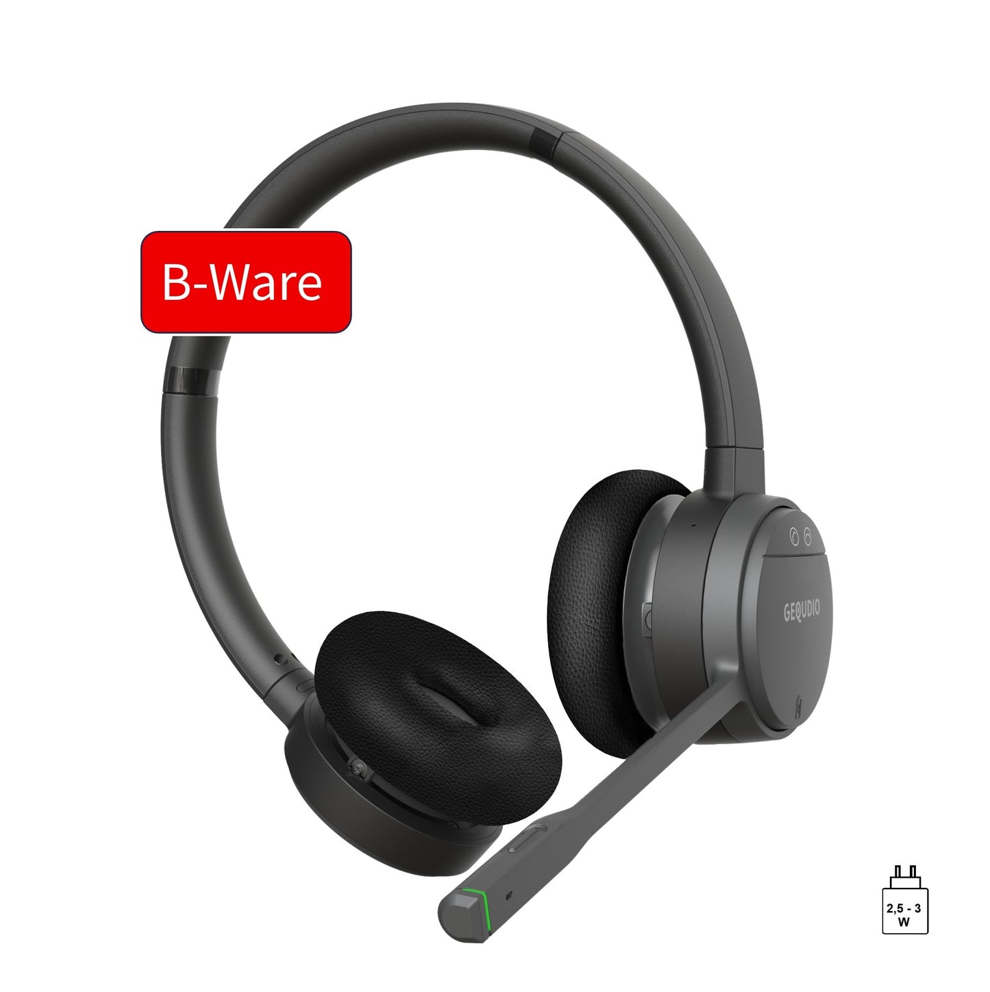 ⚠ B-WARE Kleine Kratzer ⚠ GEQUDIO GC-2 DECT Headset (2-Ohr) für FritzBox