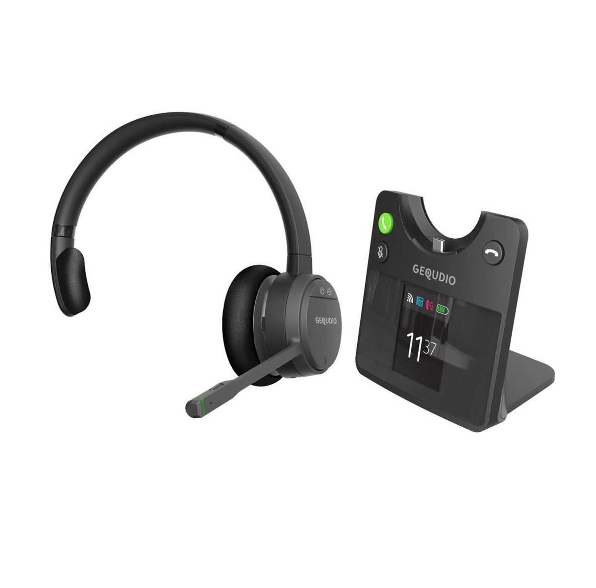 GEQUDIO GC-1 DECT und Bluetooth Dual Headset (1-Ohr)