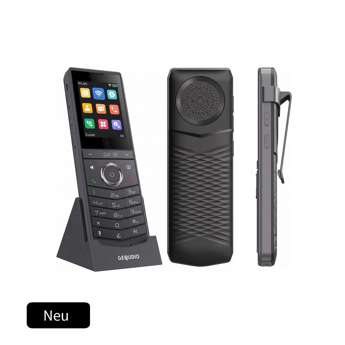 GEQUDIO GW-30 WLAN Wi-Fi 6 IP Telefon schnurlos