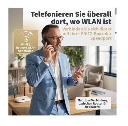 GEQUDIO GW-30 WLAN IP Telefon schnurlos