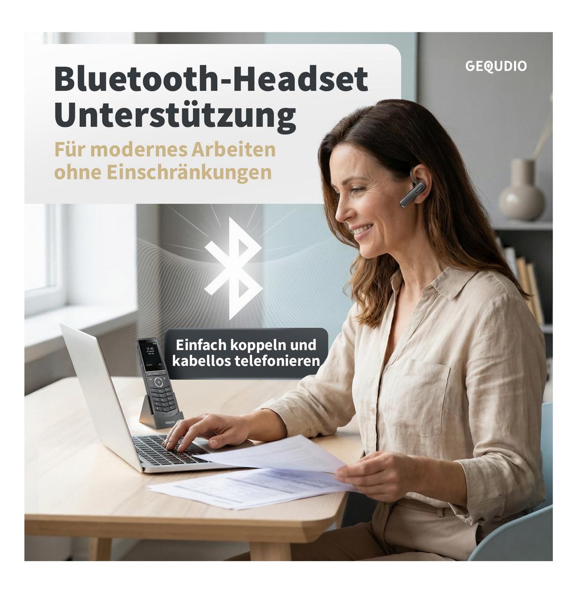 GEQUDIO GW-30 WLAN IP Telefon schnurlos
