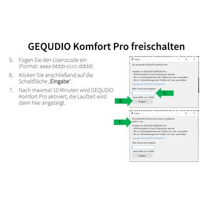 Jahreslizenz GEQUDIO Komfort Pro
